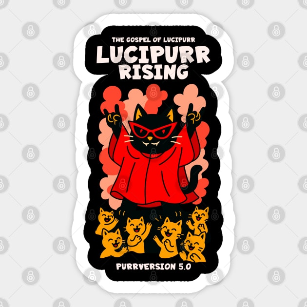 LUCIPURR RISING Sticker by Fabrik